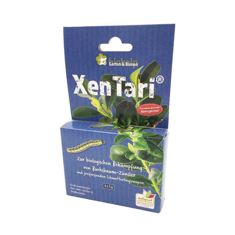 XenTari – gegen Buchsbaumzünsler & freifressende Schmetterlingsraupen  biohelp Garten & Bienen Der Botaniker